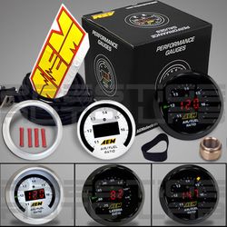 AEM Electronics Original Wideband O2 UEGO Air/Fuel Ratio Controller Gauge, Black