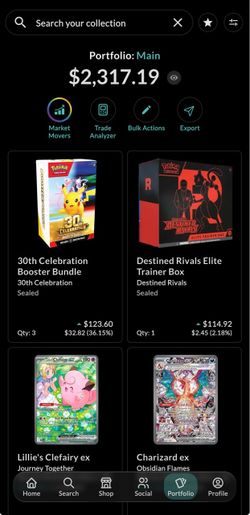 Pokemon collection