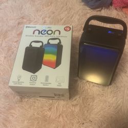 Bluetooth NEON speaker 
