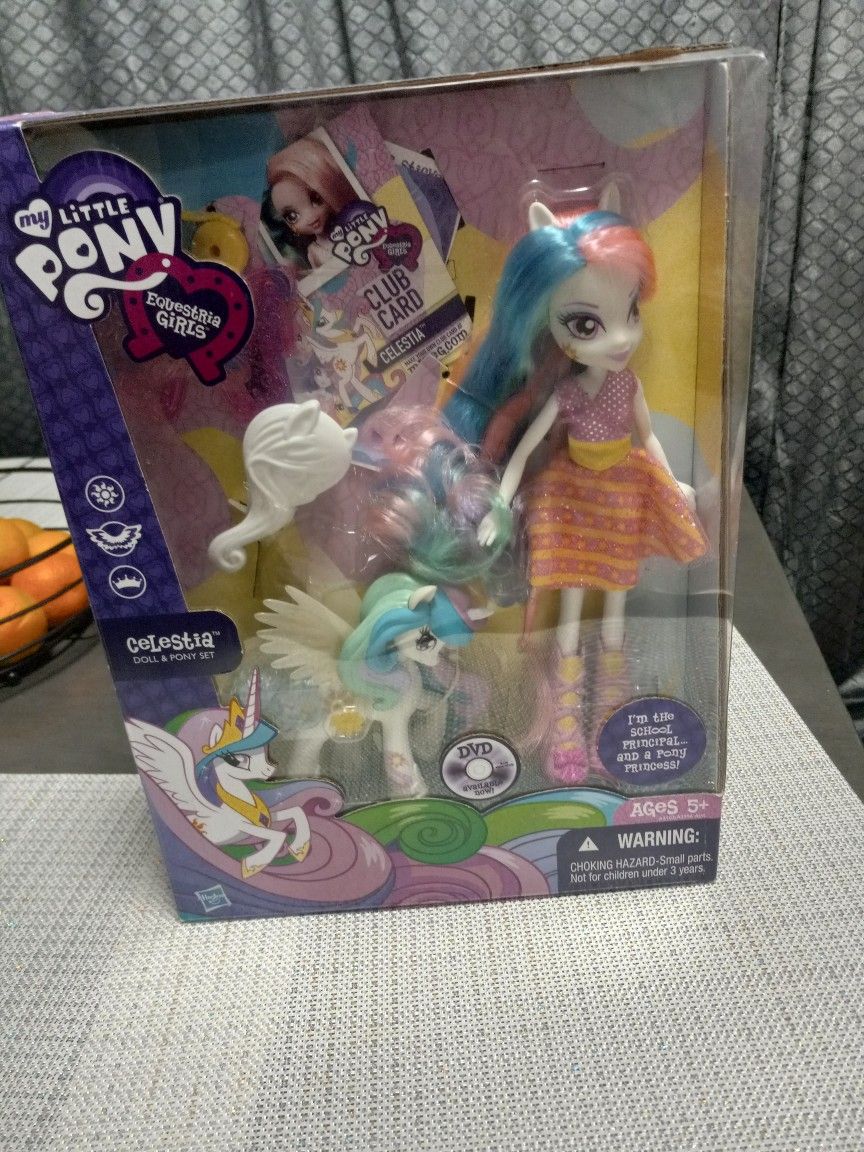 2013 My Little Pony Equestria Girls Celestial Doll & Pony Set