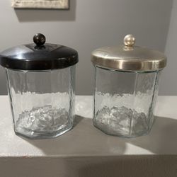 Glass Canisters Set 
