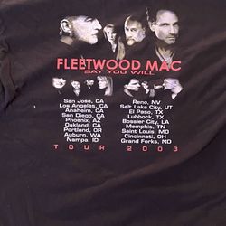 Fleetwood Mac 2003 Tour T Shirt