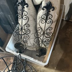 Iron Wall Candle Candle Fruit Organizer