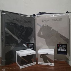 Final Fantasy Mtg Binder And Deck Boxes Cloud And Sephiroth