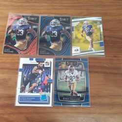 Kyren Williams RC Rated Rookie Refractor LOT Los Angeles RAMS Running Back