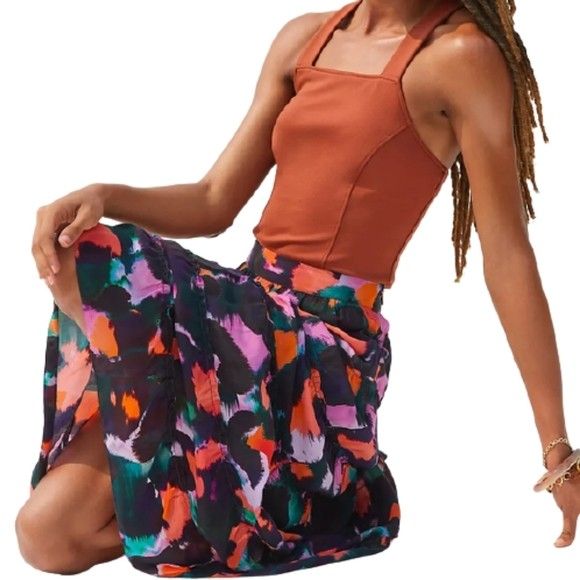 NWT Anthropologie Cross-Back Tank-M