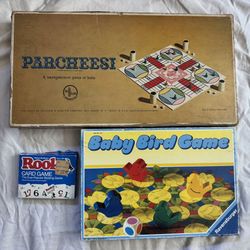 Vintage Games Parcheesi, Baby Bird & Rook