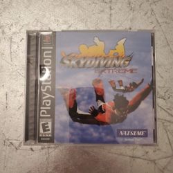 Skydiving Extreme COMPLETE Black Label Sony PS1 Video Games Arcade