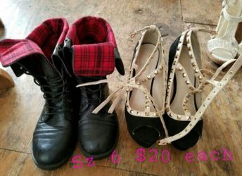 Heels Wedges Boots