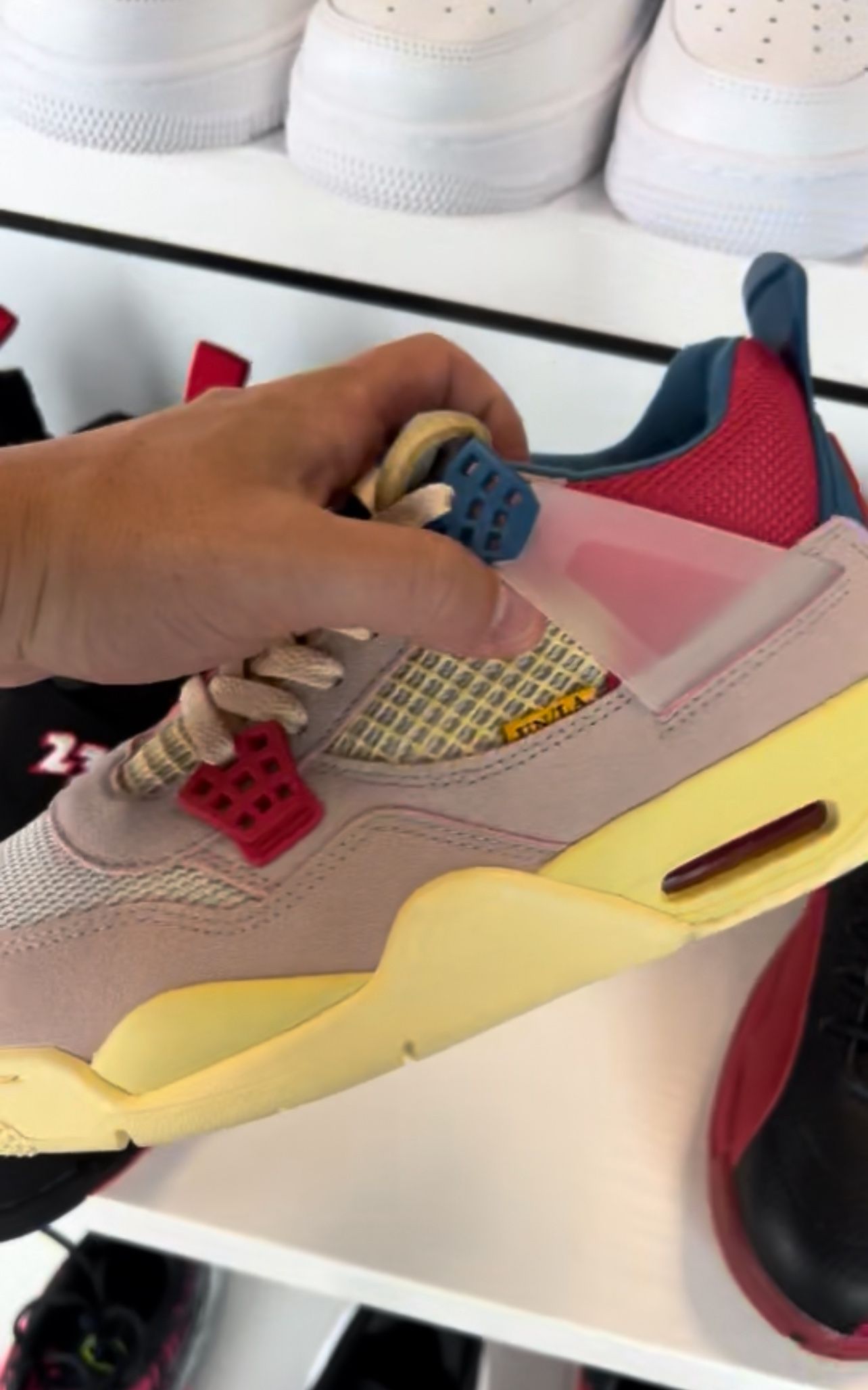 Jordan 4 Union Guava Ice