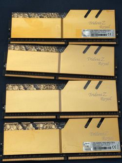 G.Skill TridentZ royal RGB DDR4-3200 64GB (4*16GB)