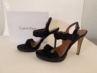 Black Suede 4 Inch Heels
