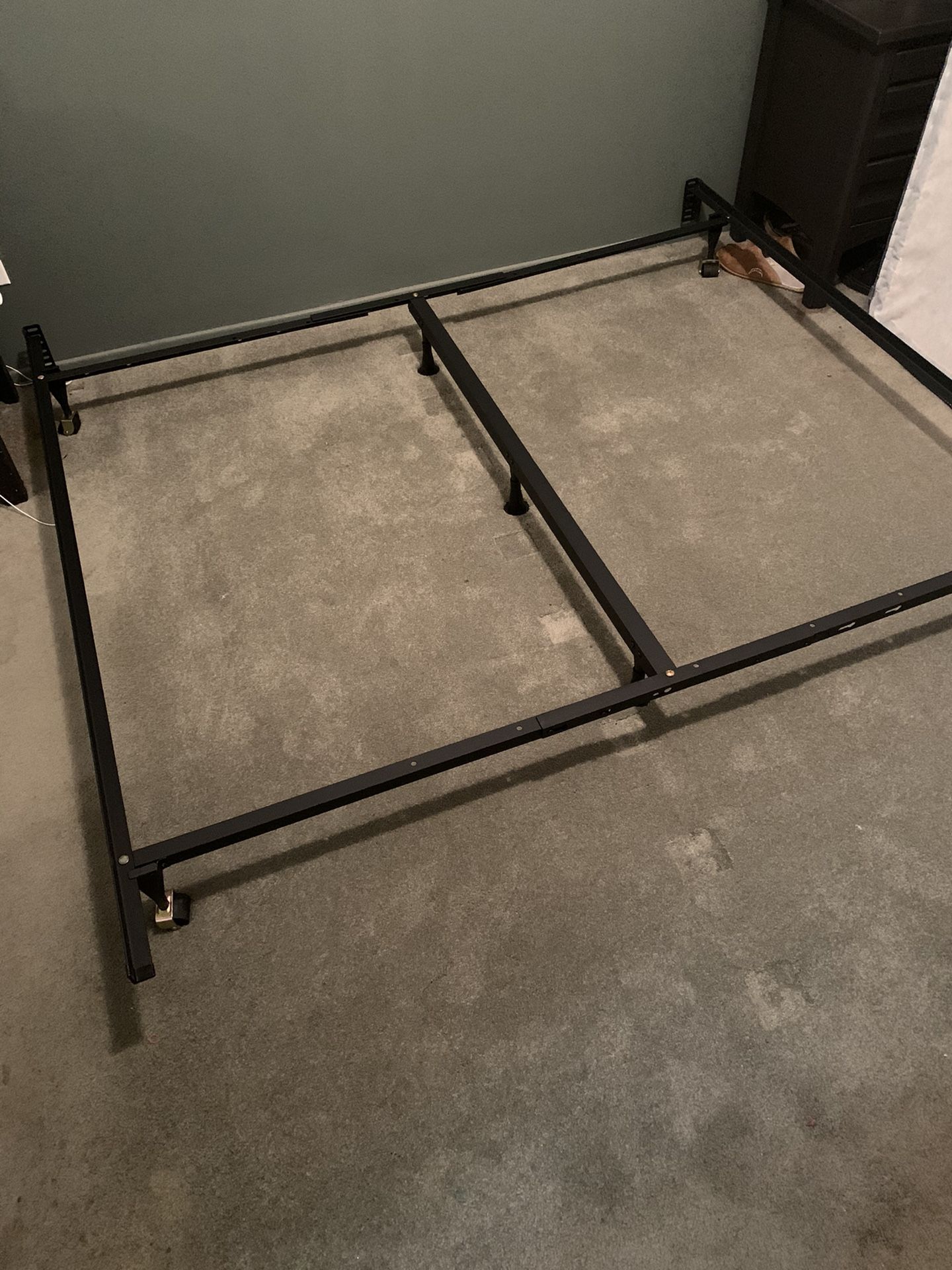 Eastern king metal bed frame