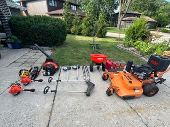 Complete Commercial Lawn Care Setup – Only 13 Hrs on Scag Mower + BRAND NEW 7x14 Dovetail Trailer (English & Español)