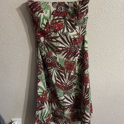 Floral tropical dress