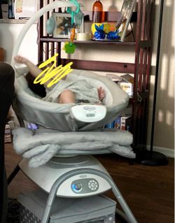 Baby gliding swing/rocker