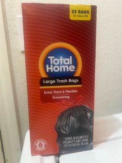 25 trash bags 30 gallons