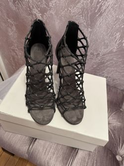 Brunello Cucinelli Monili Beaded Net Mesh Heels 39,5