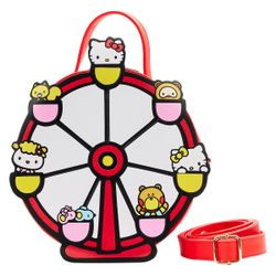 HELLO KITTY AND FRIENDS X LOUNGEFLY CARNIVAL CROSSBODY BAG