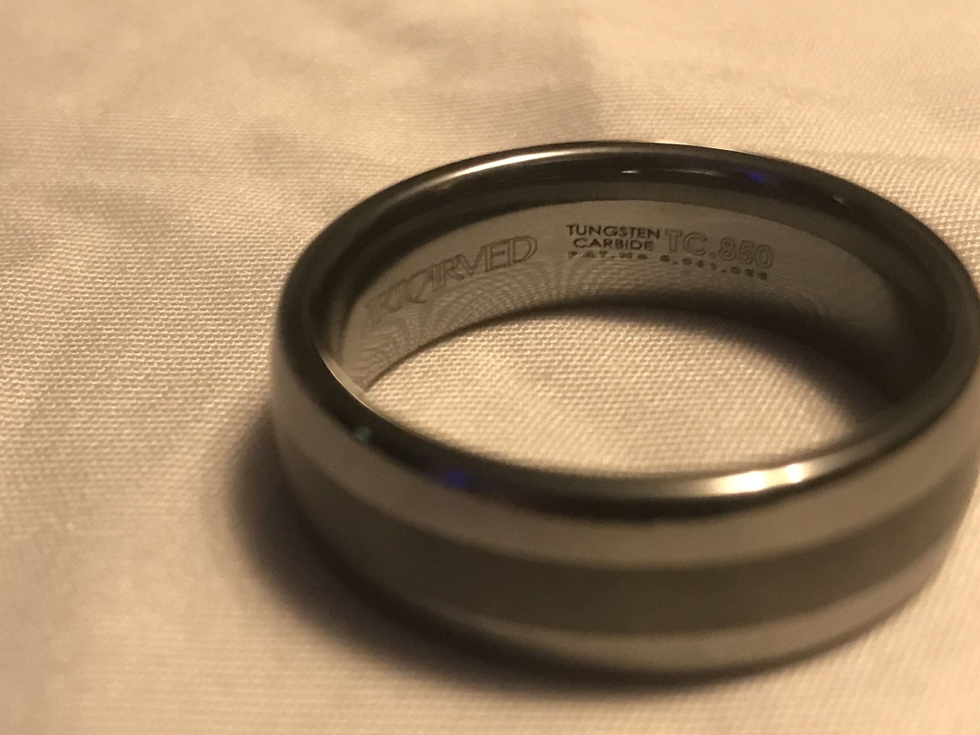 Art Carved mans wedding band