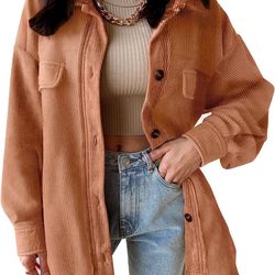 Corduroy Shirt/Jacket Button Down