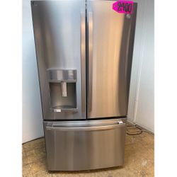 GE 3 Door Refrigerator 