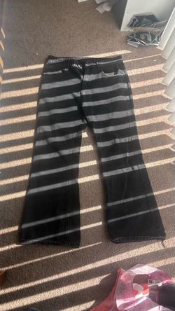 mens black jeans in a size L