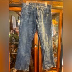 Mens 527 Levi’s Blue Jeans 