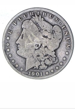 1901 O Morgan silver coin