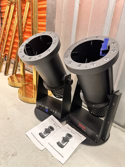 Professional Confetti Blower, 2 Pcs, 1500W LED Light