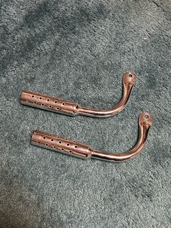 Lowrider bicycle exhaust / pipes