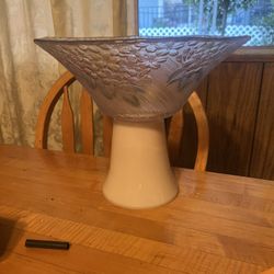 Glass Serving Bowl Centerpiece