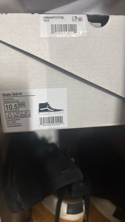 Vans Skate Sk8-Hi size 11 blk/wht