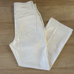 A New Day. White Flared Denim Jeans (27 Waist Size)