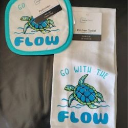 Kitchen Towel & Pot Holder