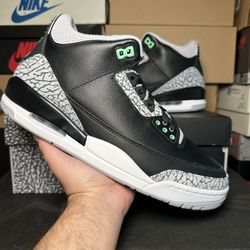 Jordan 3 Green Glow 