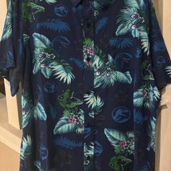 Jurassic Park Boys Button Down Shirt