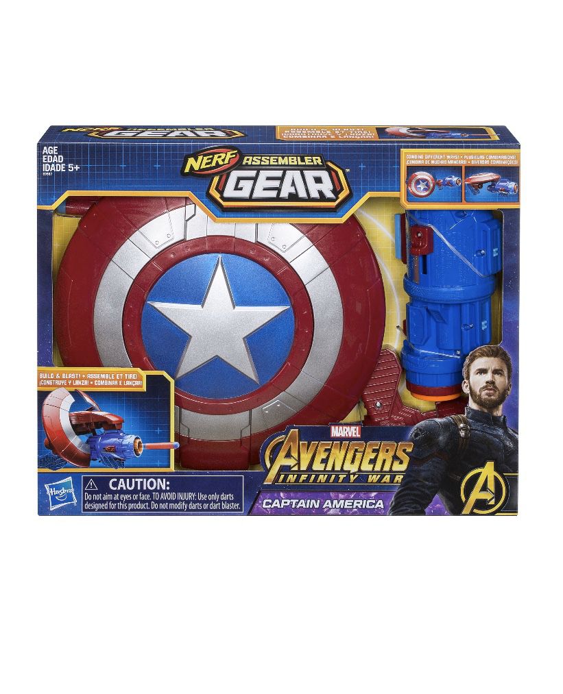 Captain America Nerf Gun and Shield for Sale in Airmont, NY - OfferUp