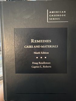 Remedies law book