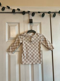 Mebie Baby cotton long sleeved shirt, checkered