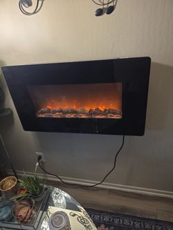 36' electric fireplace/heater
