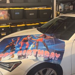 K Pop Demon Hunters Back Drop 