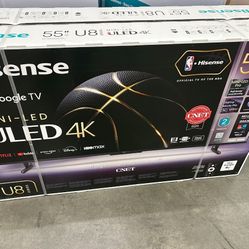 55” Inch Hisense Mini-LED ULED 4K U8K