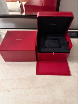 Cartier watch/jewelry box