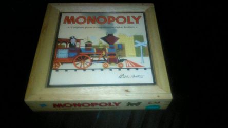 Monopoly Nostalgia Wooden Edition