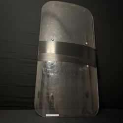 AETCO Police Riot Shield U.S.A. Made With Small Crack
