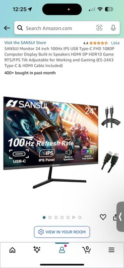 24 Inch 100 Hz Monitor - Open Box