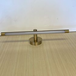 JUSHENG LED Picture Light for Paintings Gold Hard-Wired Connection Gallery Lighting Fixtures Dimmable Modern LED Picture Lights Artwork Display Lighti