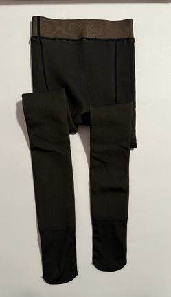 Thermal Fleece Lined Leggings – Size M/L Black