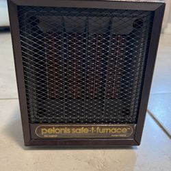 Vintage Heater Pelonis Safe-t-furnace TM